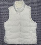 White  Puffer Vest Photo 0