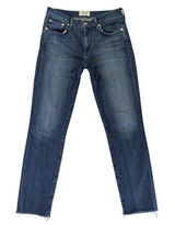 AGOLDE Sophie High Rise Skinny Jeans Dark Wash Raw‎ Hem A018-3005 Womens 27 Photo 0