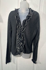 Susan Bristol Black and White Stripped Sweater Size Medium EUC Photo 0