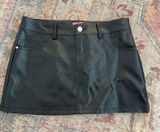 Edikted Leather Skirt Photo 0