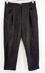 Wilfred Womens Charcoal Wool Cashmere Blend Minimalist Tapered Trousers Size‎ 2 Photo 0