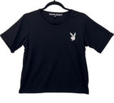 Playboy Missguided Shirt 6 Streetwear Cropped Logo Spellout Statement Y2k‎ Photo 0