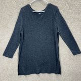 Imperfect Old‎ Navy charcoal gray long sleeve shirt stretchy comfy XXL 2018 top Photo 0