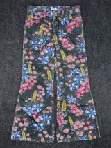 Anthropologie x Wrangler Wanderer High Rise Flare Jeans Floral Sz 28 x 32 Retro Photo 0