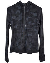 Lululemon Hooded Define Jacket Heritage 365 Camo Deep Coal Multi Size 10 Photo 0