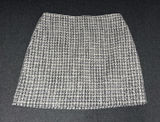 Loft Skirt Womens 10 Woven‎ Tweed Sequined Mini Holiday Occasions Dressy Photo 0