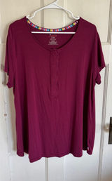 Magnetic Me women's fuchsia pajama set‎ size xxl (20/22) Photo 0