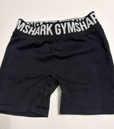 Gymshark Fit Seamless Black Shorts Women's S Logo Non Slip Waist Stretch Lift Photo 0