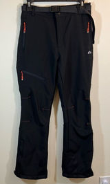 ✨ Healthyoga Women’s Black Soft Shell Pants‎ Snow Small Photo 0