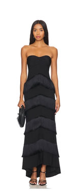 House of Harlow 1960 Hera fringe Maxi Dress Photo 0