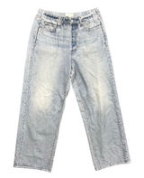 Rag & Bone Miramar Wide Leg Trompe L'oeil Sweatpant Jeans Light Wash L Photo 0