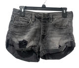 Free People We the Free Jean Shorts Button‎ Fly Distressed Women's Size 2… Photo 0