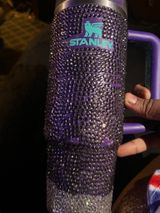 Stanley cup with purple and silver Gems Photo 0