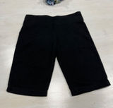 Purity Black Bike Shorts High Waist Athletic Casual Cotton Blend‎ M/M Photo 0