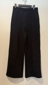 NEW OGL Pants Small Black Wide Leg Stretch Office Minimal Quiet Luxury Travel Photo 0
