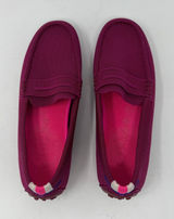 Rothy's The Driver Penny Loafer Sangria Purple Pink Sustainable Women Size 7.5 Photo 0