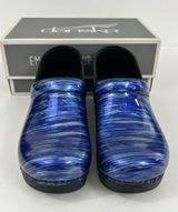 Dansko Professional Patent Blue Water Clogs Size 40 or US 9.5-10 Photo 0