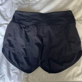 Lululemon Black High-Rise Speed Up Shorts Photo 0