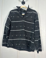 Jachs Cabin Collection Black Women Fleece Pullover Sweater Size Large EUC Photo 0