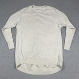 T.La Shirt Womens XS Gray Crew Neck Long Sleeve Raglan Tunic Jersey Top Photo 0