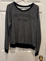 Pink Victoria's Secret‎ The University Of Iowa Sweatshirt Womens Small Oversized Photo 0