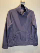 NWT Under Armour Shimmering Lined Fleece Tunic Sweatshirt Sz XS Purple/Gray Photo 0