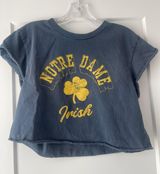 notre dame cropped tee Blue Size M Photo 0