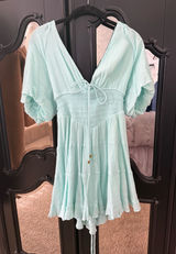 Free People Perfect Day Mini Dress aqua Photo 0