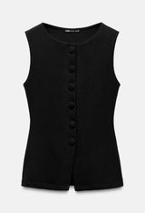 ZARA Top Tank Black Photo 0
