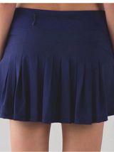 Lululemon circuit breaker skirt sz 6 dark navy/ charcoal Photo 0