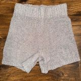 Skims Cozy Knit Shorts Women's Gray‎ Small/Medium Photo 0