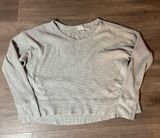 Aerie Top Offline Grey Waffle LongSleeve Small Photo 0