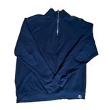 Navy Blue quarter zip pullover knit sweatshirt π₯ Photo 0