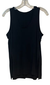 Lululemon Tank Top Sleeveless Black Shirt Modal Silk Side Slit Estimated Medium Photo 0