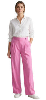 Abercrombie & Fitch Pink Pleated Pants Dress 28 6 Work High Waisted Photo 0