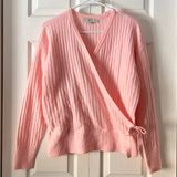 Loft Ribbed Wrap Sweater Photo 0