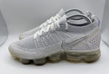 Nike Air Vapormax Flyknit 2 Triple White Vast Grey 942843-105 Women's Size 8.5 Photo 0
