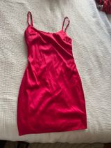 Pink Missguided Dress Mini Satin Photo 0