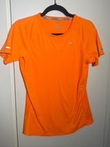 Nike Running Dri-FIT Women's Short Sleeve Performance Top - Orange Medium Photo 0