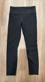 Athleta Elation 7/8 Tight Womens Small Black‎ Yoga Leggings High Rise RN 54023 Photo 0