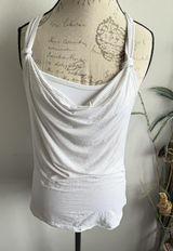 Beyond Yoga Women Liner Tank Relaxed‎ Fit Top White Striped Small Photo 0
