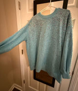 Queen of Sparkles Rhinestone Sweatshirt Photo 0