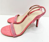 Marc Fisher Sandals Womens Size 7 Betila‎ Slingback Heels Rhinestone Accents Photo 0