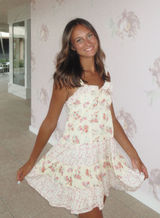 Alter’d State Lila Floral Mini Dress Photo 0
