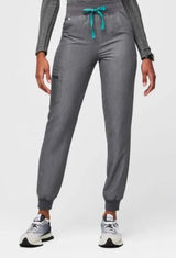 Figs Zamora Joggers Scrub Pants Technical Collection Gray Teal Drawstring XLP Photo 0