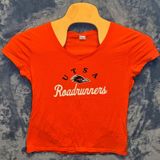 Hanes 1898 | UTSA Roadrunners Graphic V-Neck Tee Shirt‎ Orange Women Large Photo 0