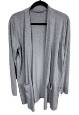 Zanana XL Women's Gray Ribbed Knit‎ Cardigan Top Cozy Lounge Casual Chic Photo 0