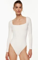 Aritzia Contour Squareneck Longsleeve Bodysuit Photo 0
