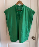 FIGS Rafaela Oversized Scrub Top XS Green Medical Hospital Technical Collection Photo 0