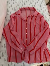 Striped button down Pink Photo 0